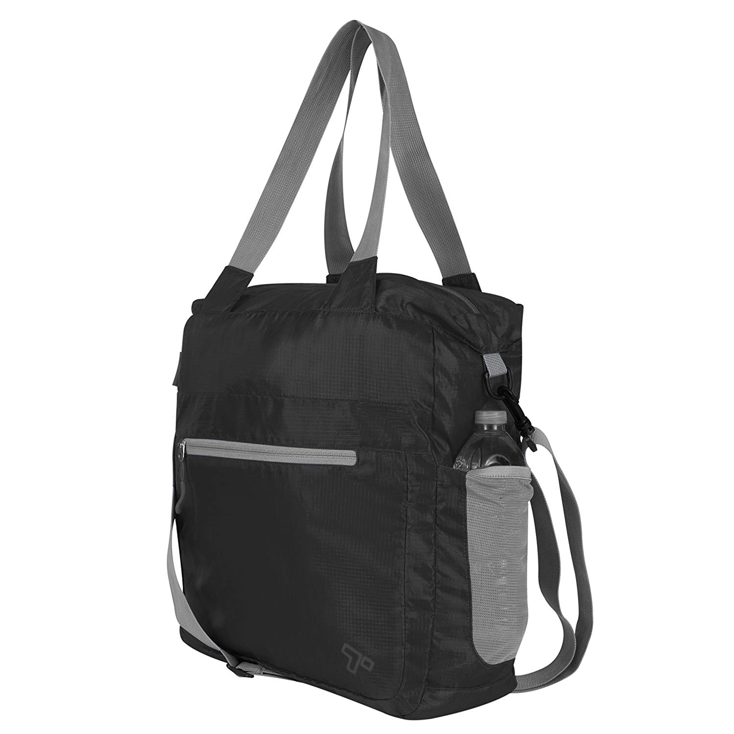 VÄRLDENS Travel tote bag, black, 28x12x44 cm/16 l (11x4 ¾x17 ¼/4