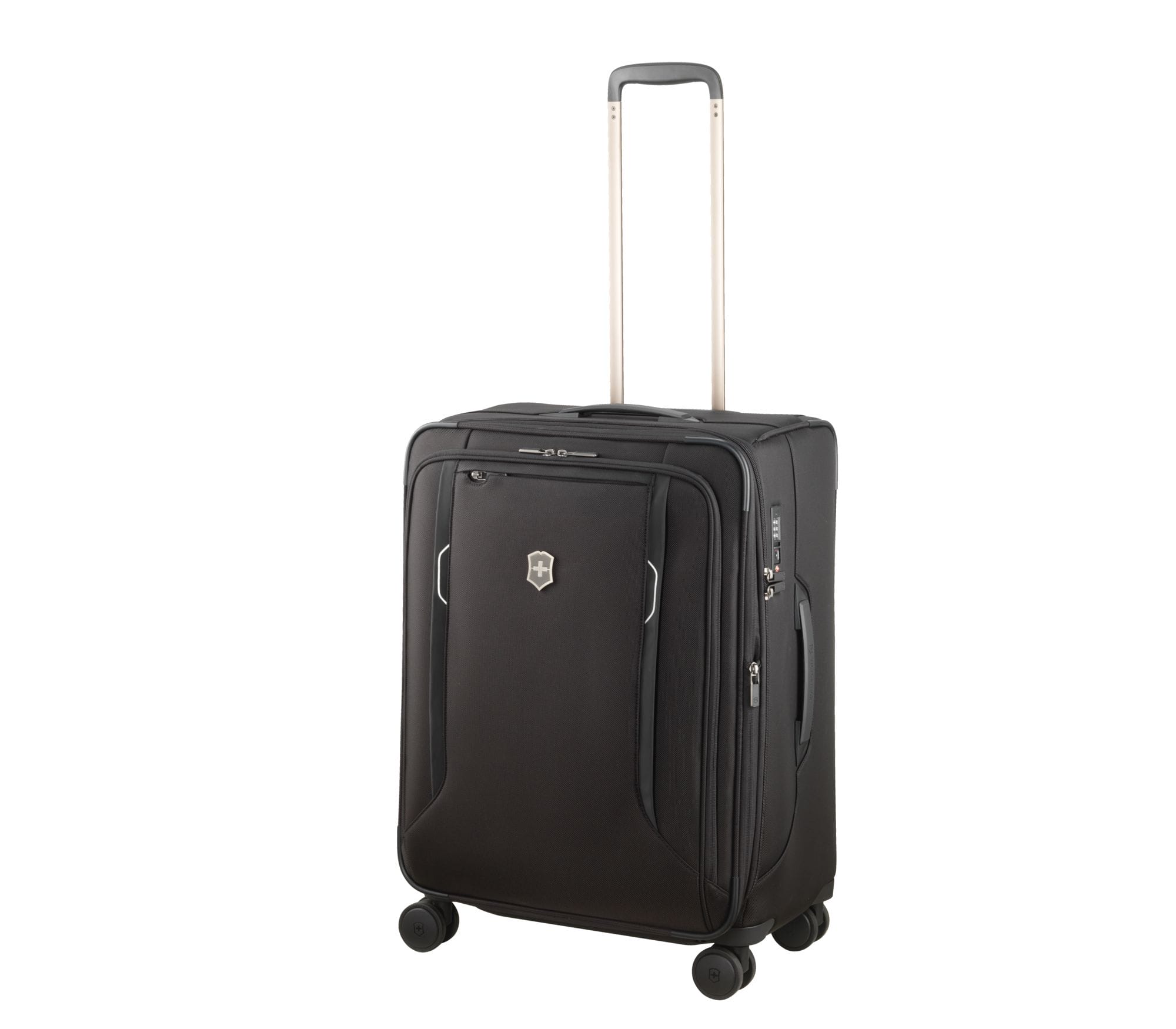 toernooi Vlak Expliciet Victorinox Werks Traveler 6.0 Softside Medium Case - Black - Irv's Luggage