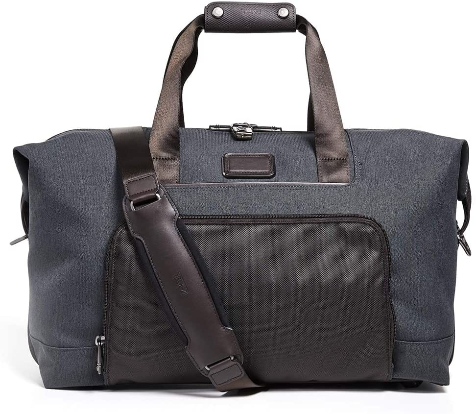 TUMI Alpha 3 Double Expansion Travel Satchel - Anthracite - Irv’s Luggage