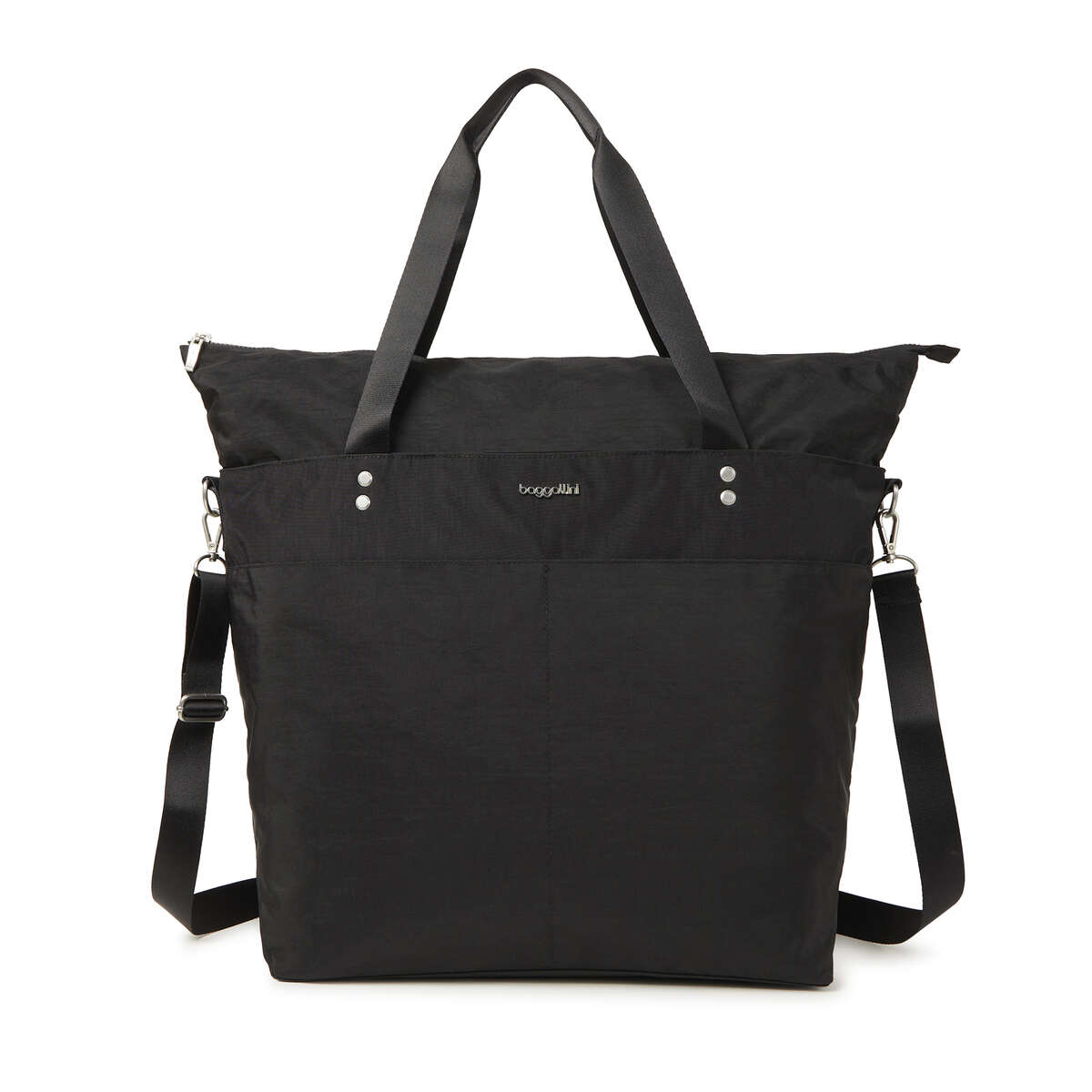 Baggallini Large Carryall tote - Black - Irv’s Luggage