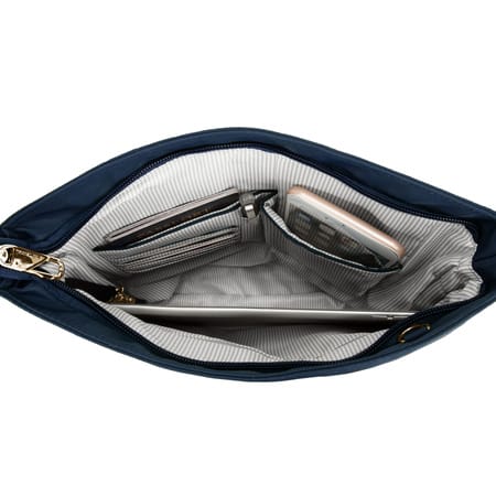 Sapphire One Size Travelon 43201 341 Anti-Theft Tailored N/S Slim Bag 