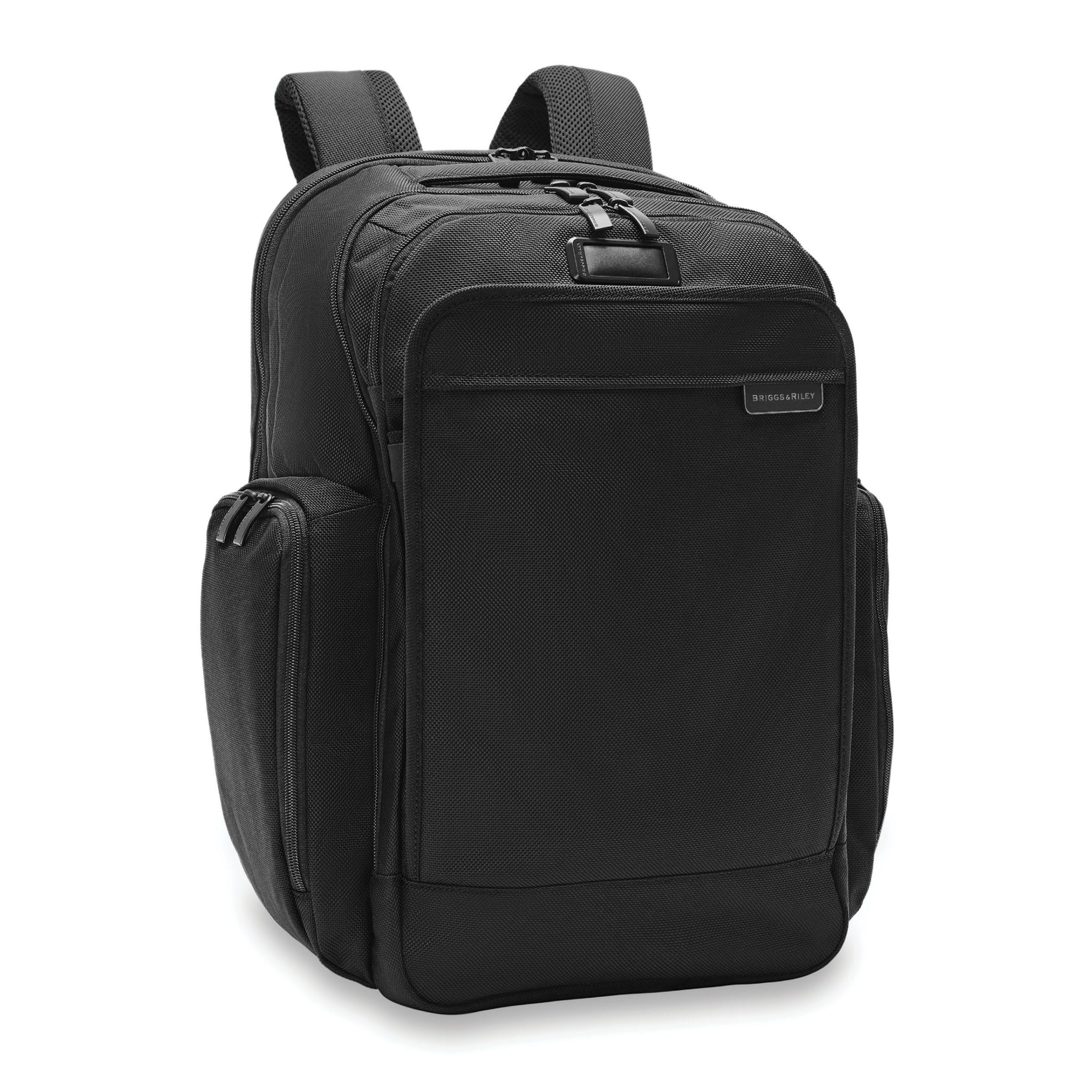 Briggs & Riley Baseline Traveler Backpack - Black - Irv’s Luggage