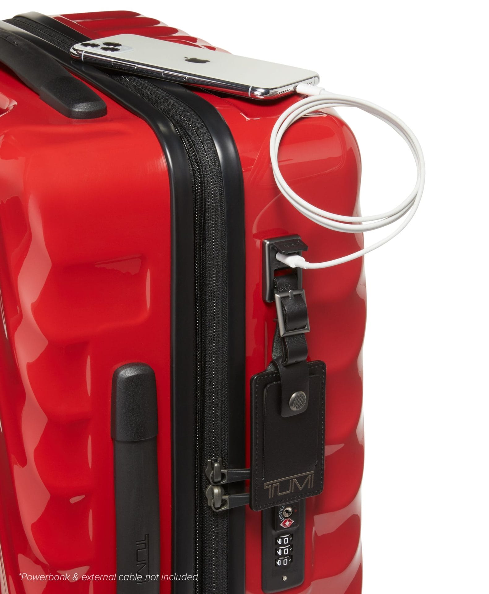 Tumi 19 Degree International Expandable 4 Wheeled Carry On - Blaze Red -  Irv's Luggage