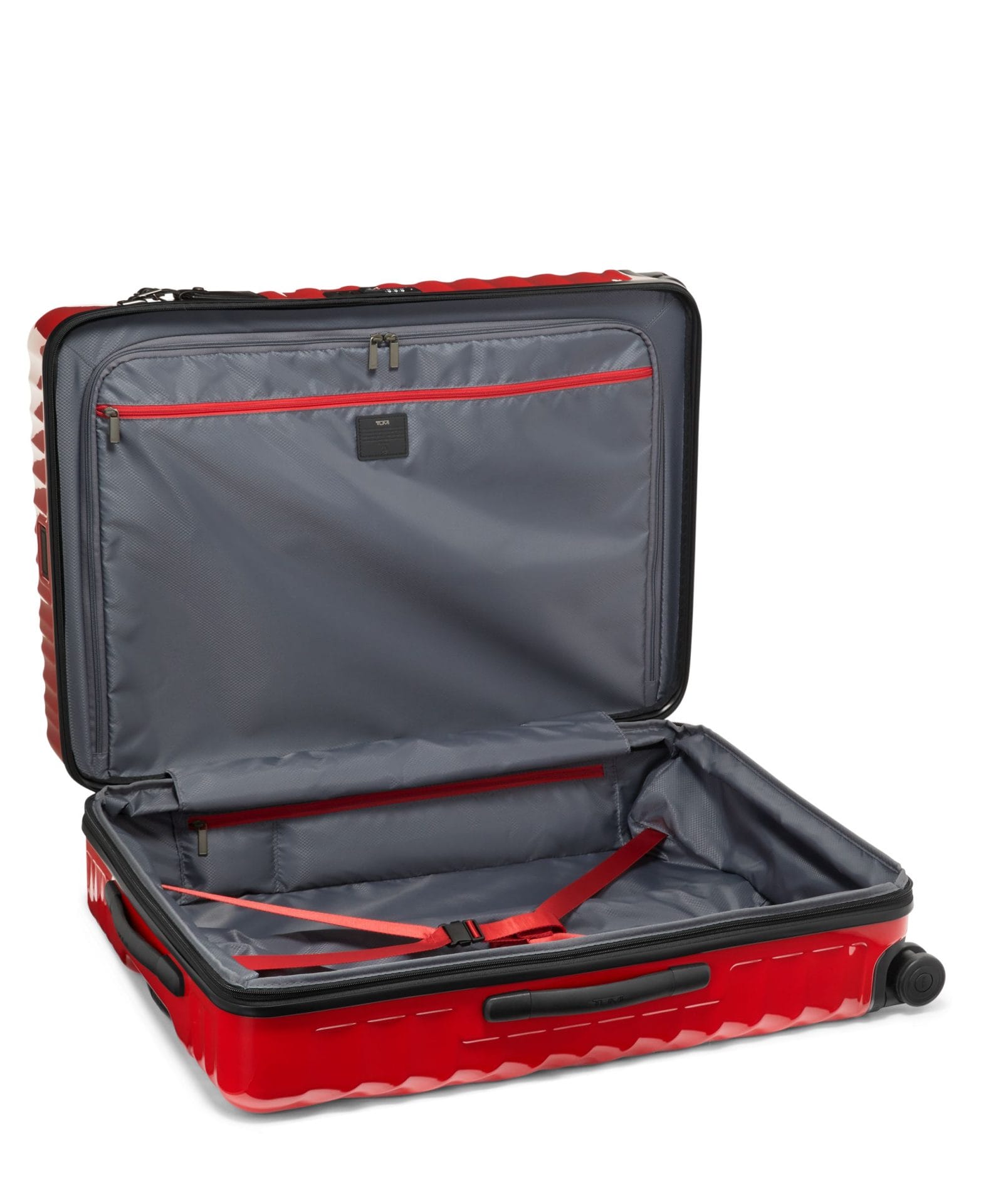 Tumi 19 Degree Extended Trip Expandable 4 Wheeled Packing Case - Blaze Red  - Irv's Luggage