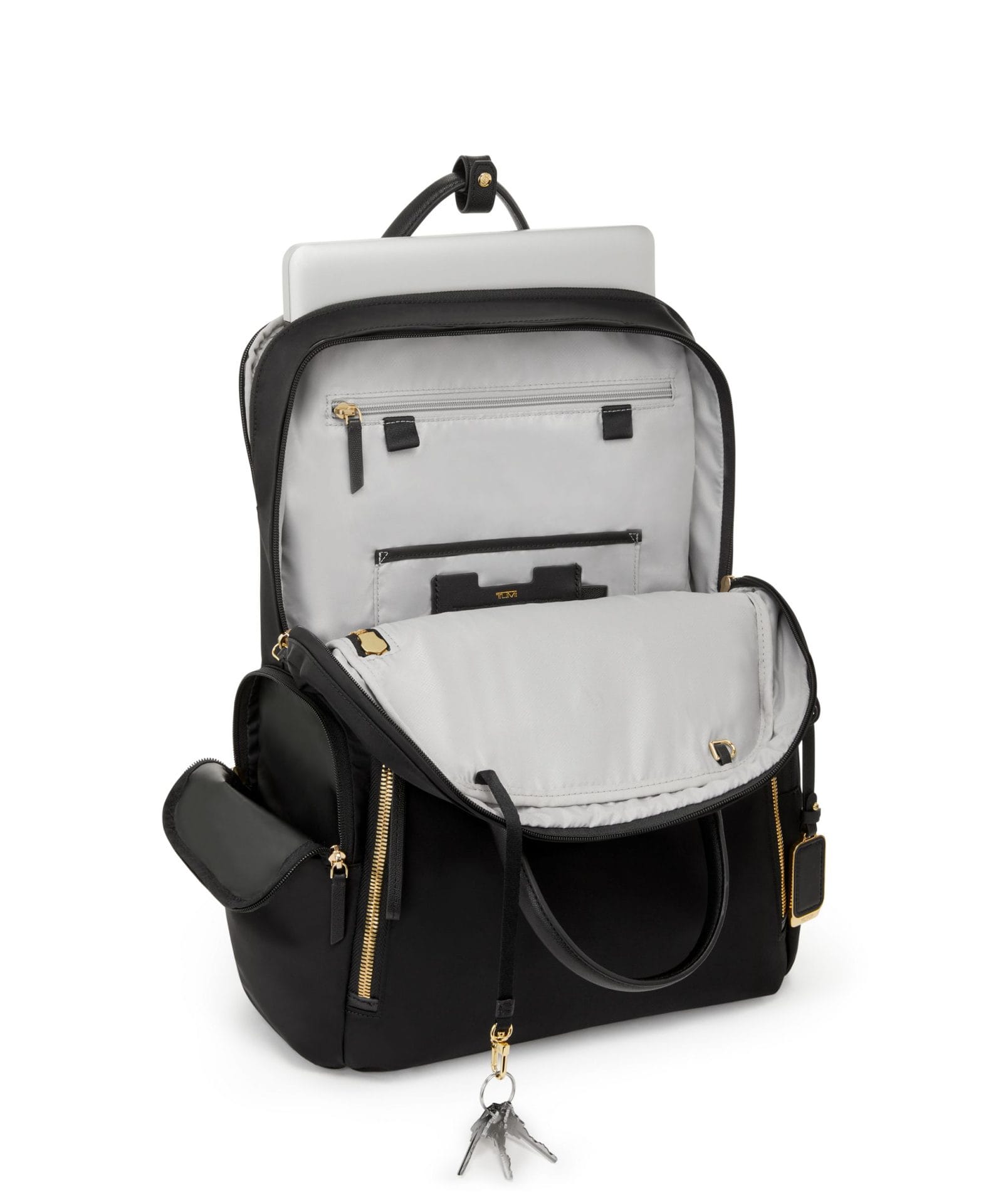 TUMI Voyageur Atlanta Backpack - Black/Gold - Irv’s Luggage