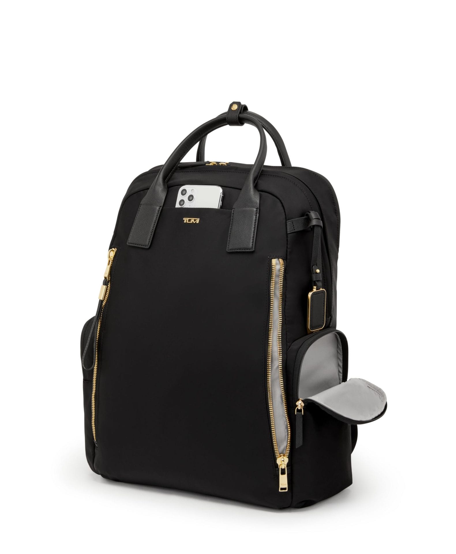 TUMI Voyageur Atlanta Backpack - Black/Gold - Irv’s Luggage