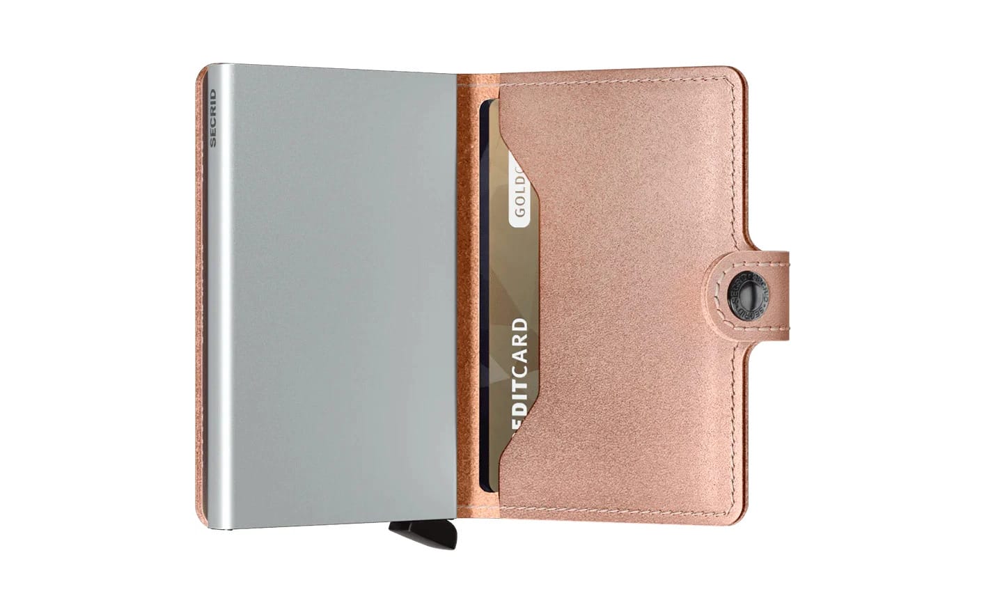 wrijving Nauwgezet visueel Secrid Mini Wallet Metallic - Rose - Irv's Luggage